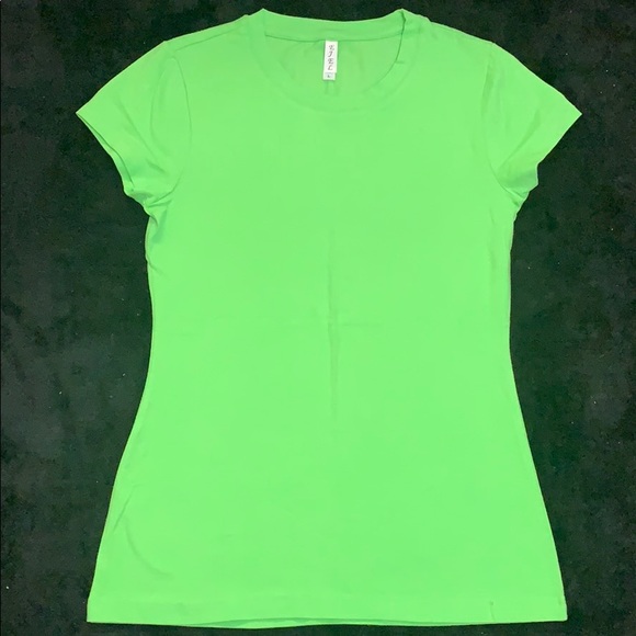 Lime green baby tee - Picture 1 of 3